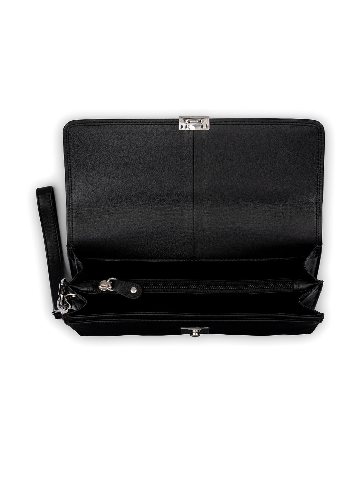 Brown Bear Kompakte Herrenhandtasche für den Alltag 225x150 – Schwarz