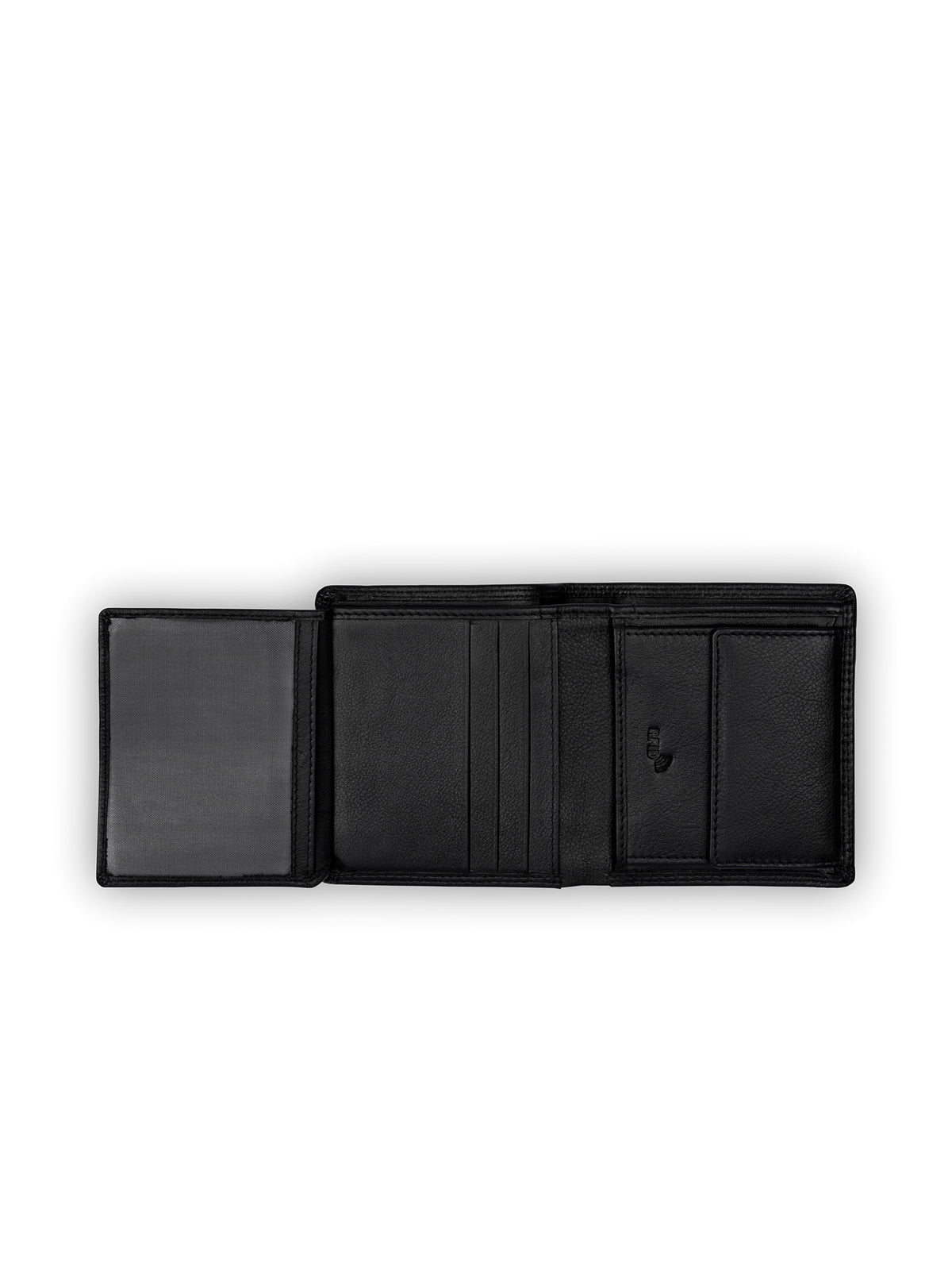 Brown Bear Hochgestelltes Slim Wallet – Schwarz