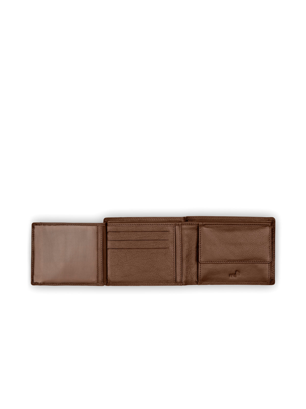 Brown Bear Elegante Herrenbörse – Großes Münzfach ( Wiener Schachtel) – Cognac