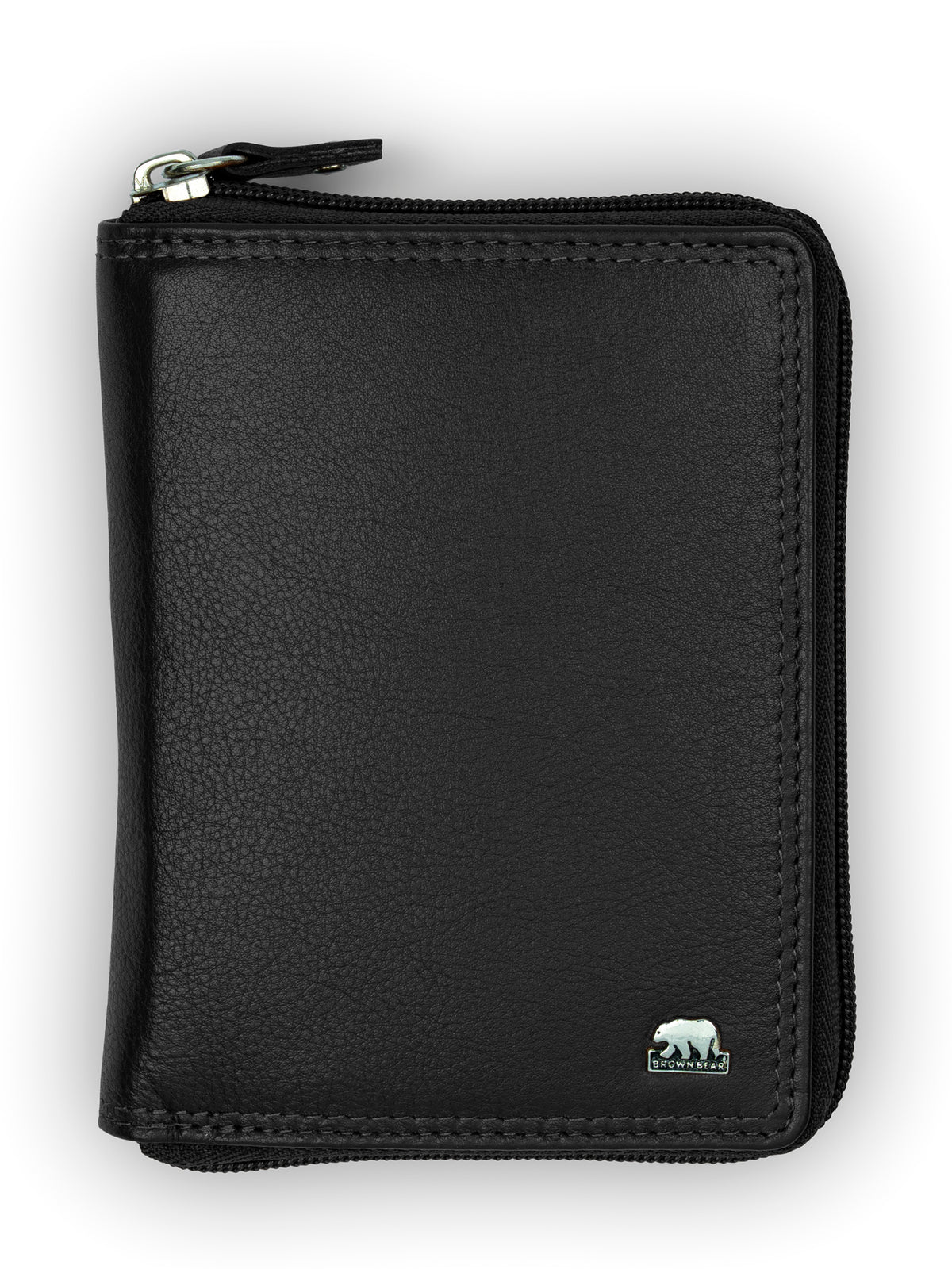 Brown Bear Damen Zippbörse – Schwarz