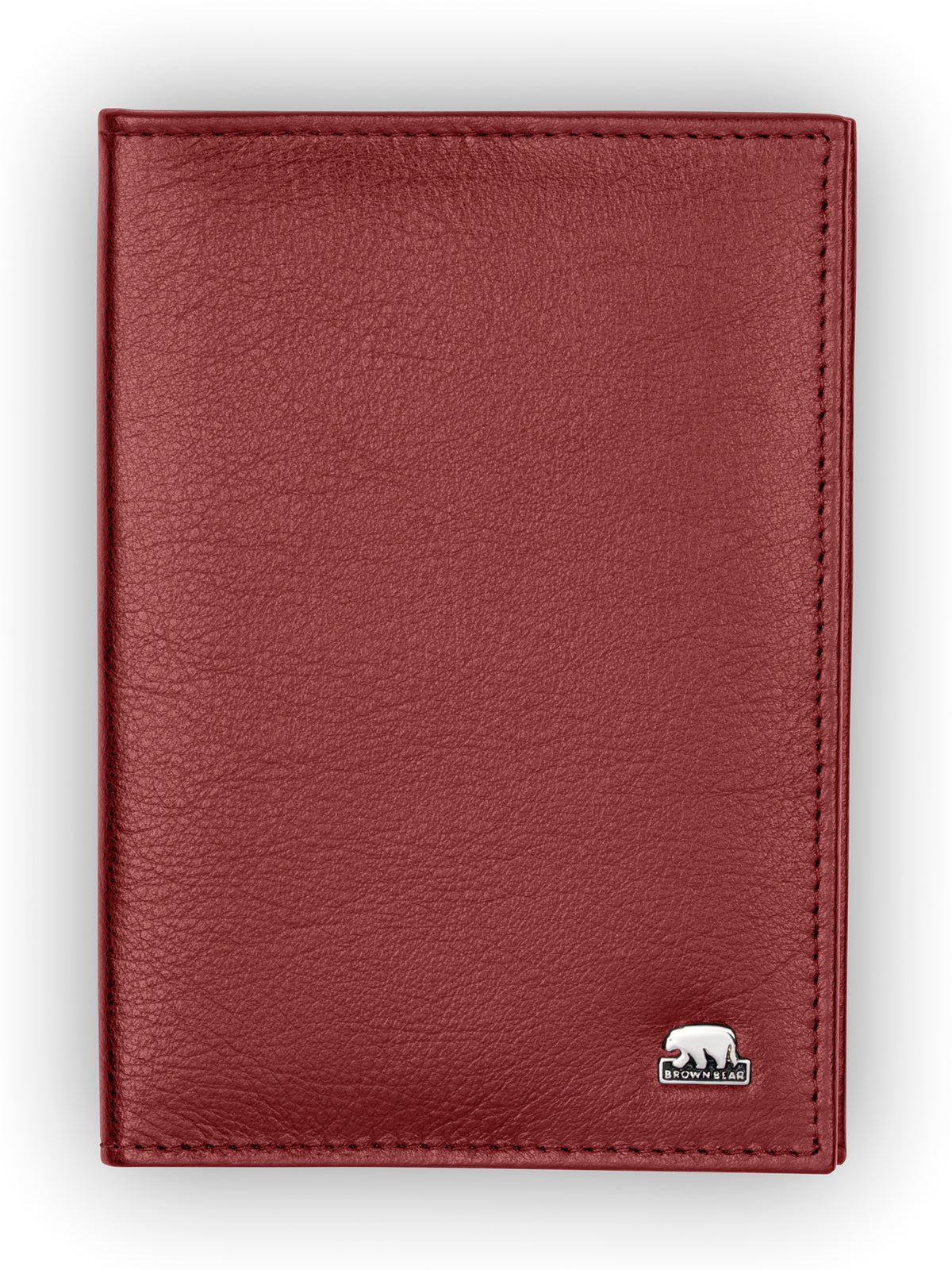 Brown Bear Reisepasshülle Leder – Rot