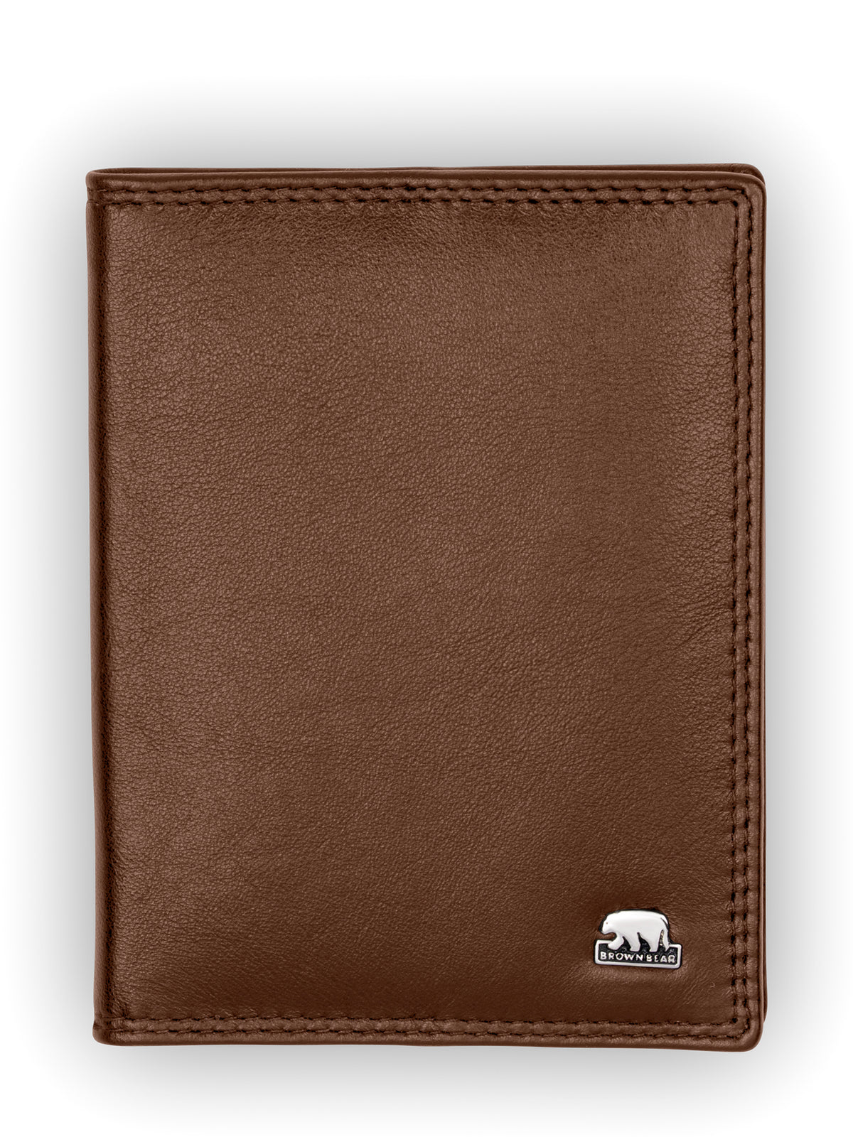Brown Bear Ausweis- & Kartenetui – Cognac