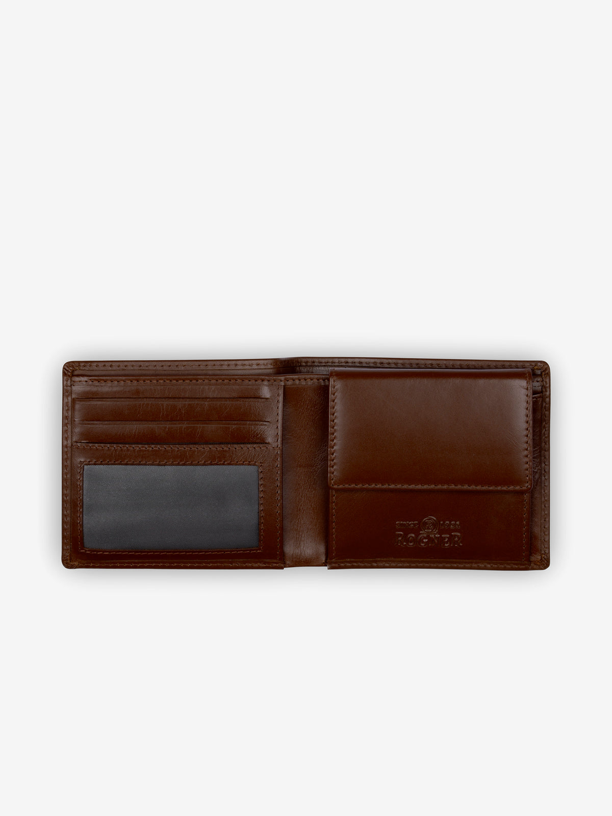 ROGNER Praktische Geldbörse – Cognac
