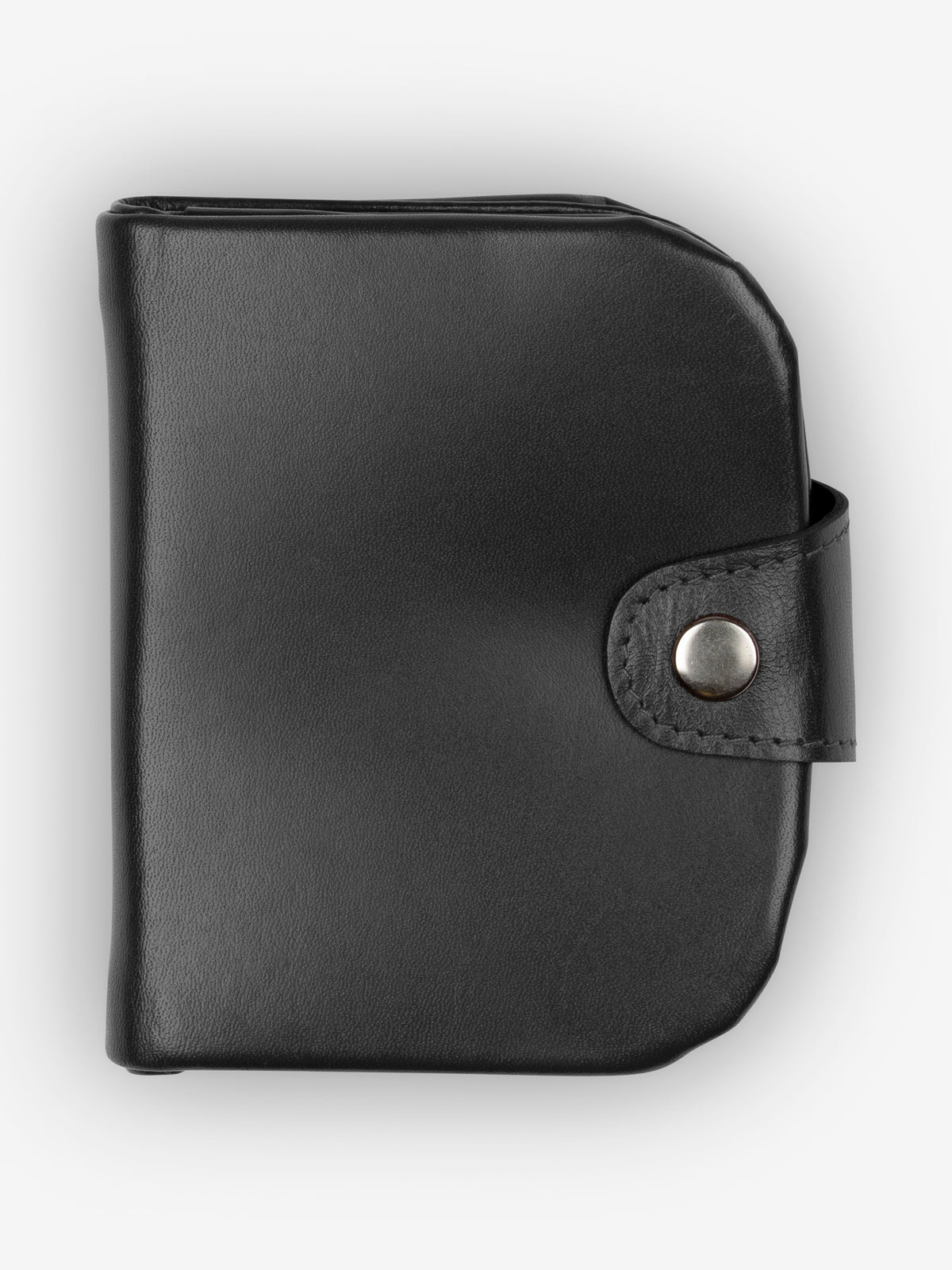 ROGNER Kleine Hufeisenbörse aus VT-Leder mit RFID (Gigerl) – Schwarz