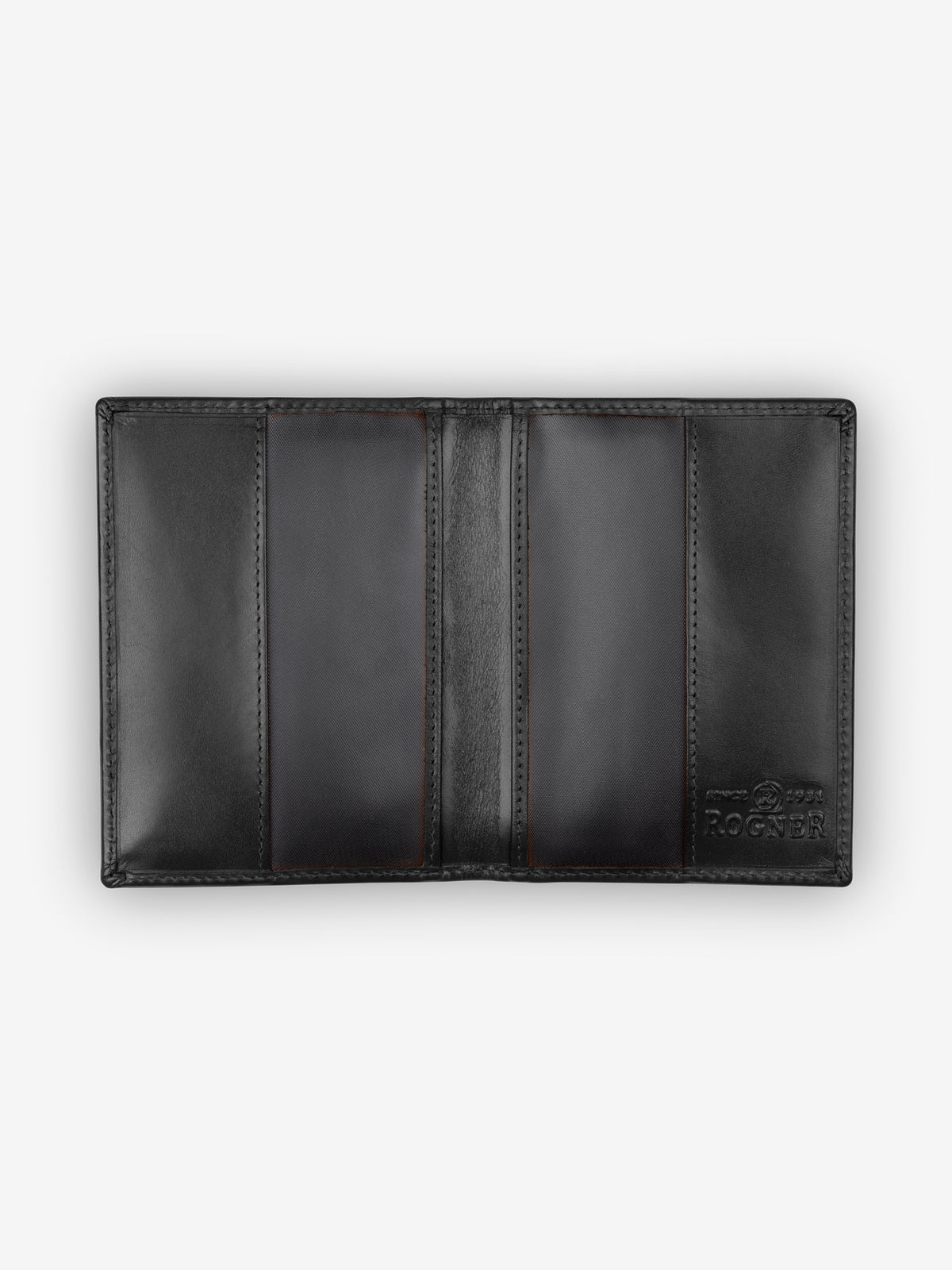 ROGNER Edles Führerschein-Etui – Schwarz