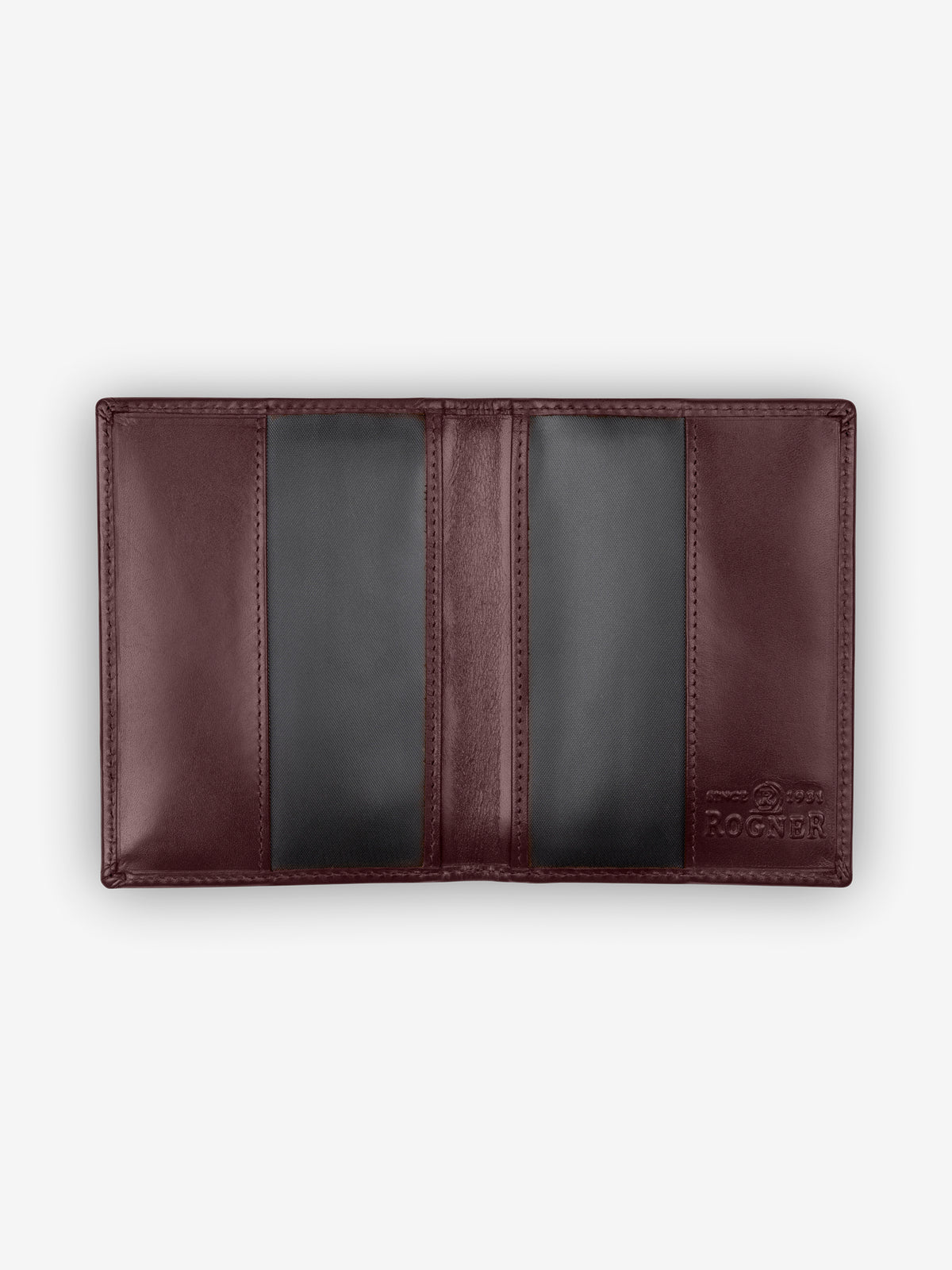 ROGNER Edles Führerschein-Etui – Bordeaux