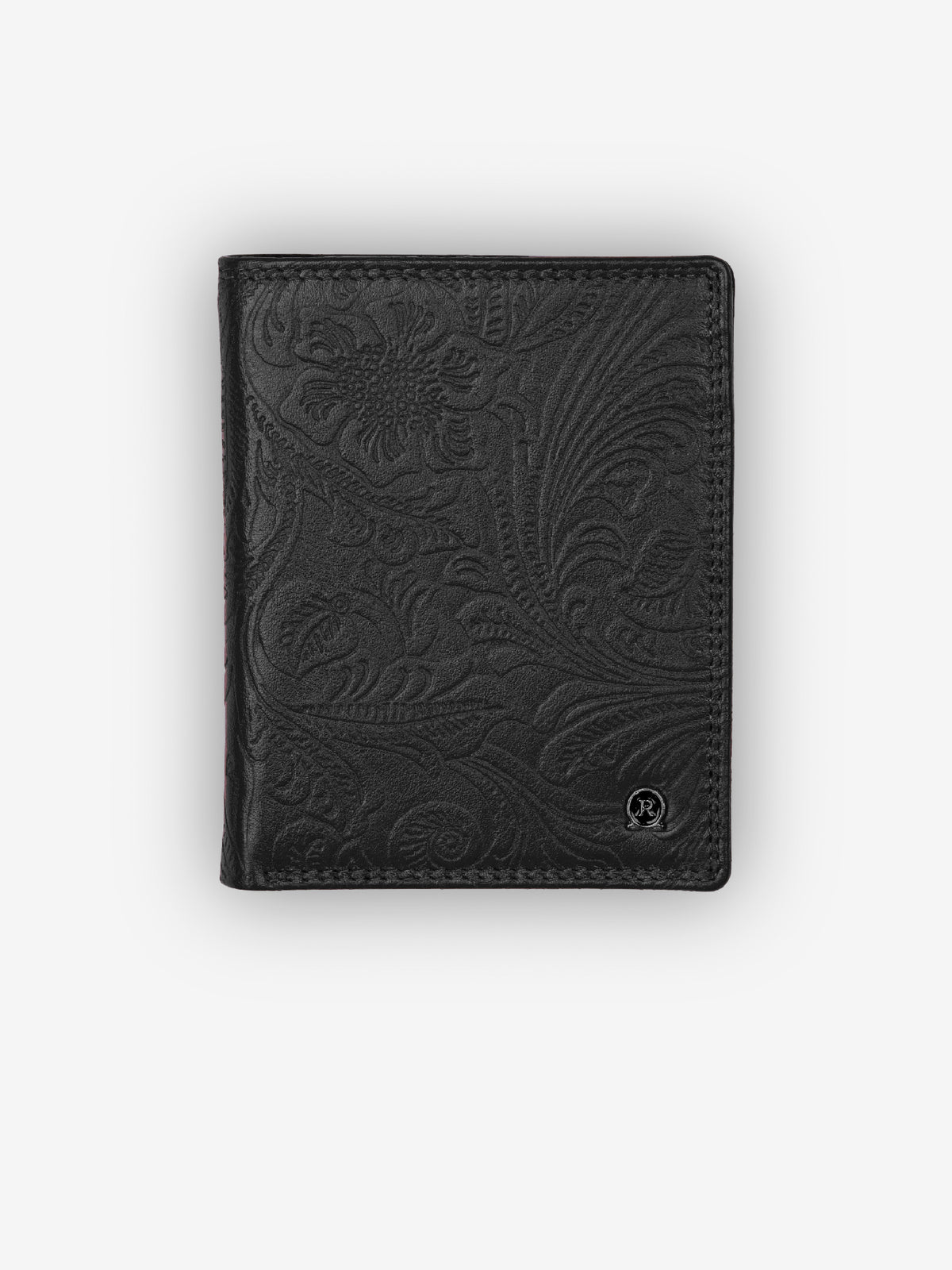 ROGNER Ausweisetui - Flower Print – Schwarz