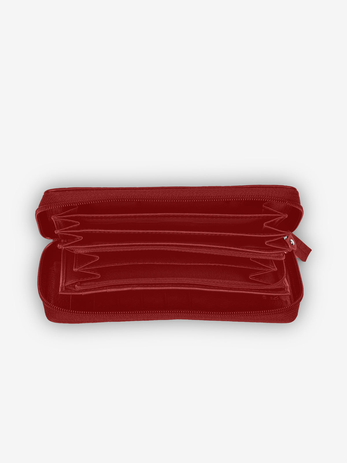 Rogner Damen Zippbörse – Flower Print – Rot