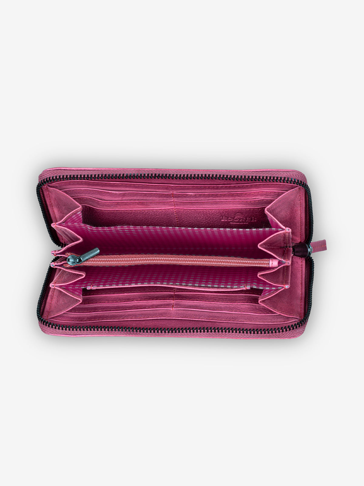 ROGNER Elegantes Damen Portemonnaie – Pink