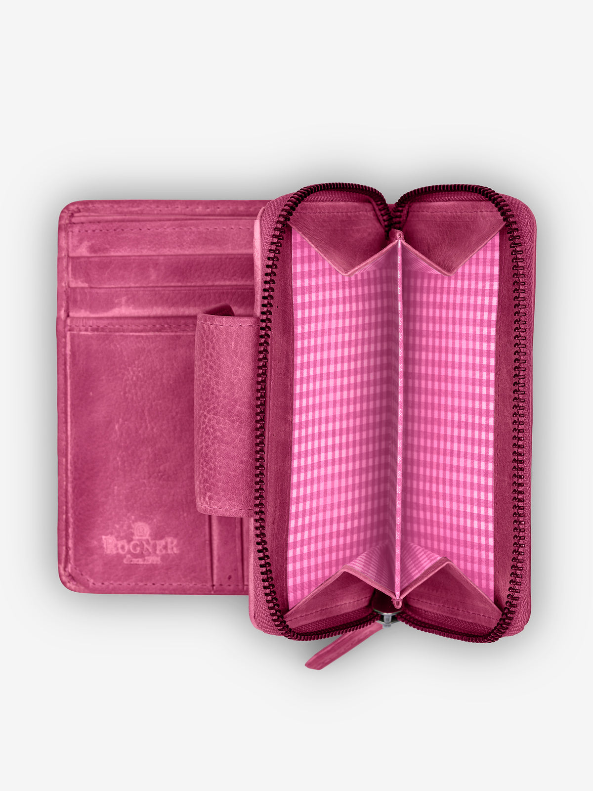 ROGNER Klassische Damenbörse – Pink