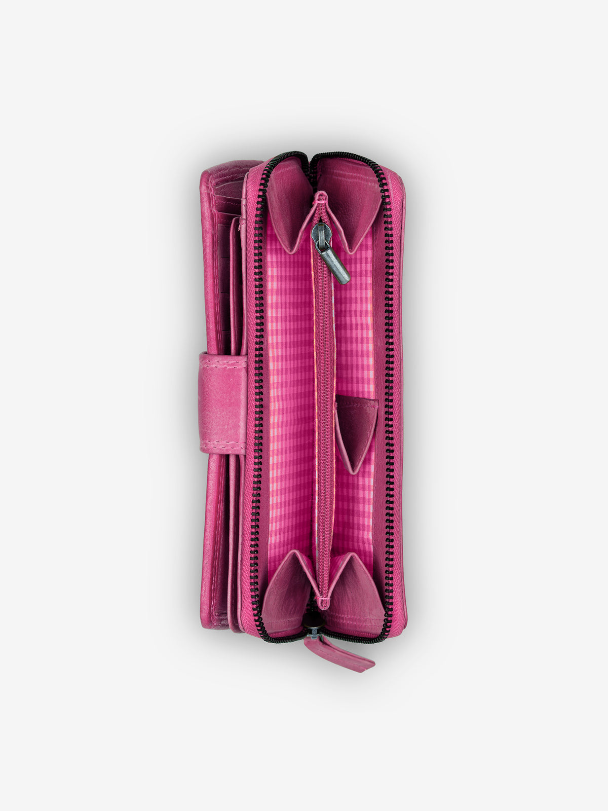 ROGNER „Soft Touch“ – Premium Damenportemonnaie – Pink