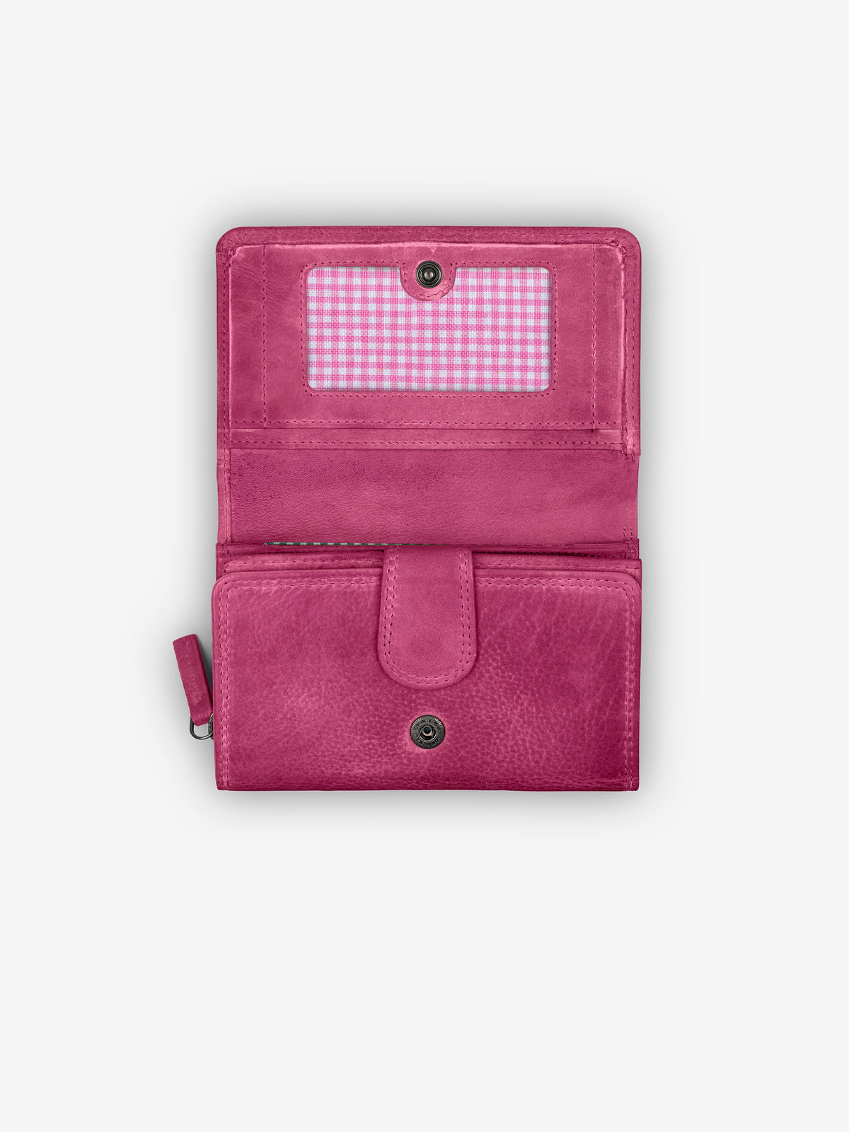 ROGNER „Washed Series“ – Damen Lederbörse – Pink