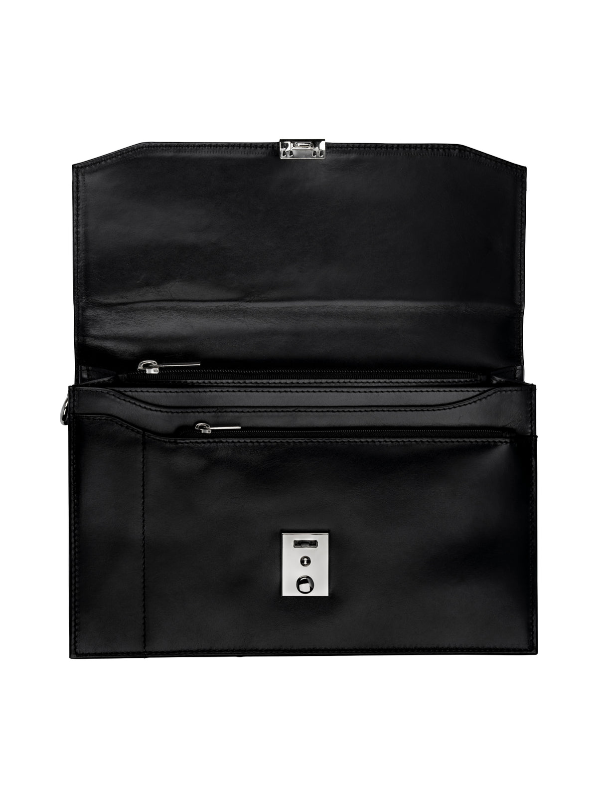 ROGNER Elegante Herrenhandtasche 260x160 – Schwarz