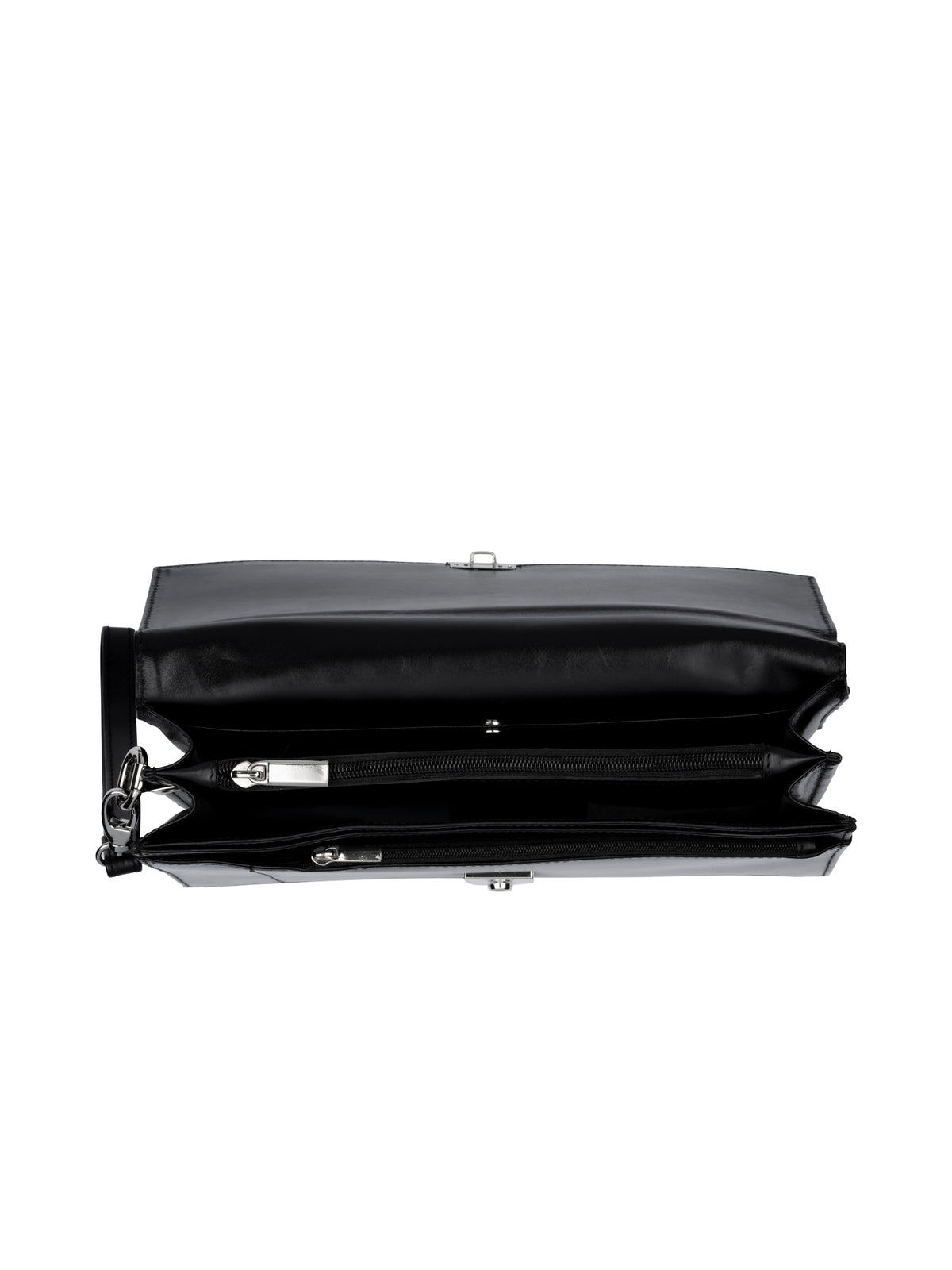ROGNER Elegante Herrenhandtasche 260x160 – Schwarz