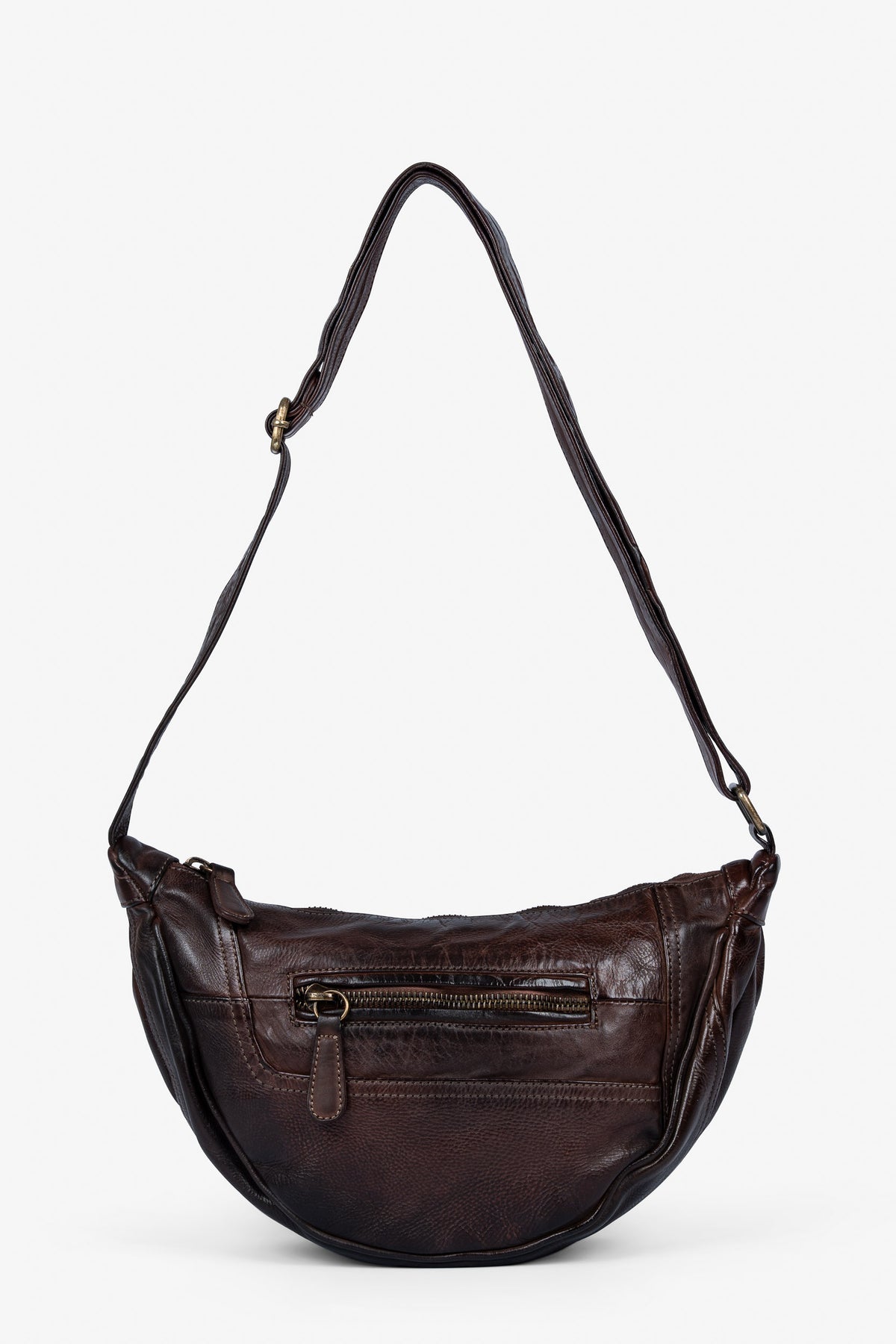 ROGNER „La Sofia“ – Kleine Premium-Ledertasche – Dunkelbraun