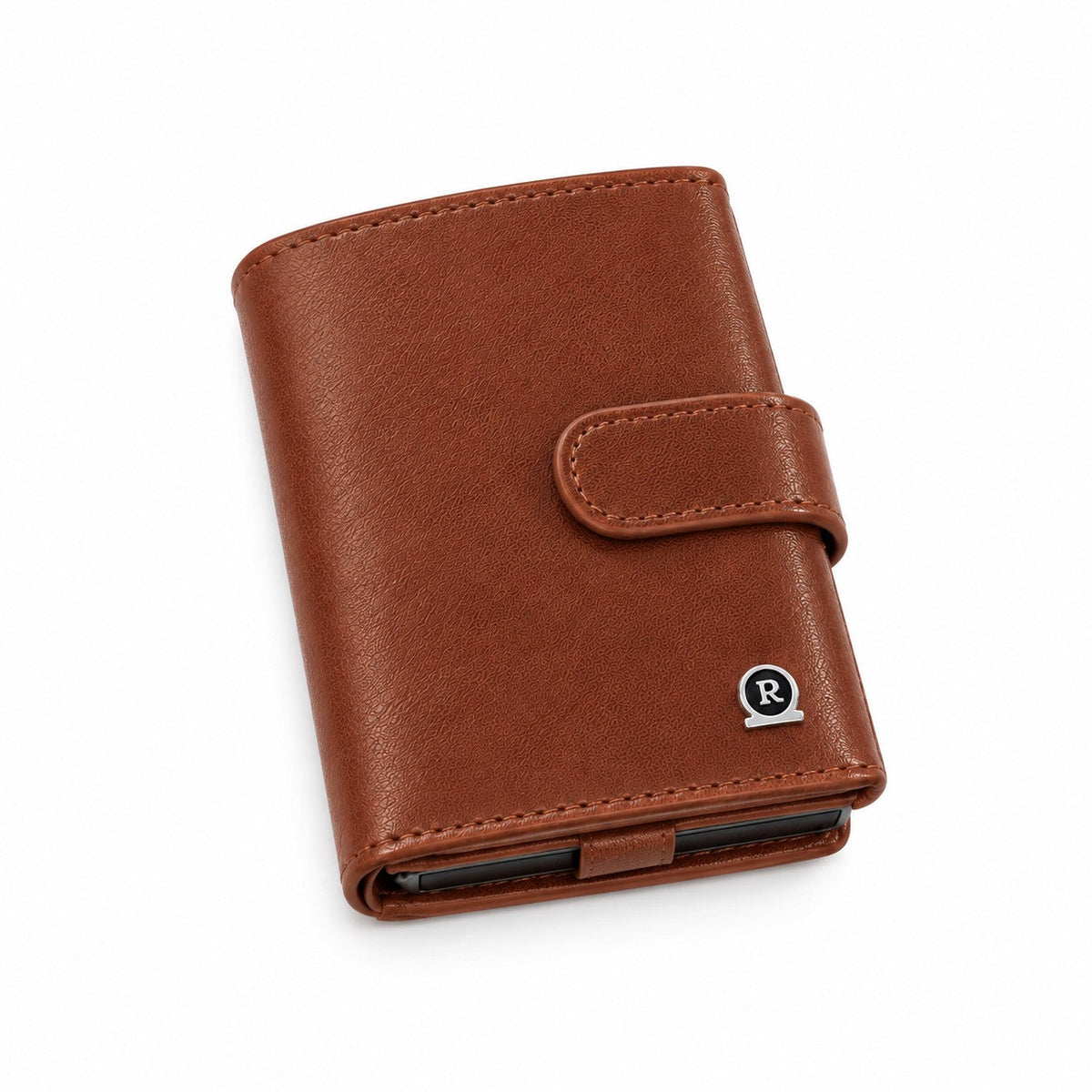 ROGNER ClickWallet in Braun – von vorne