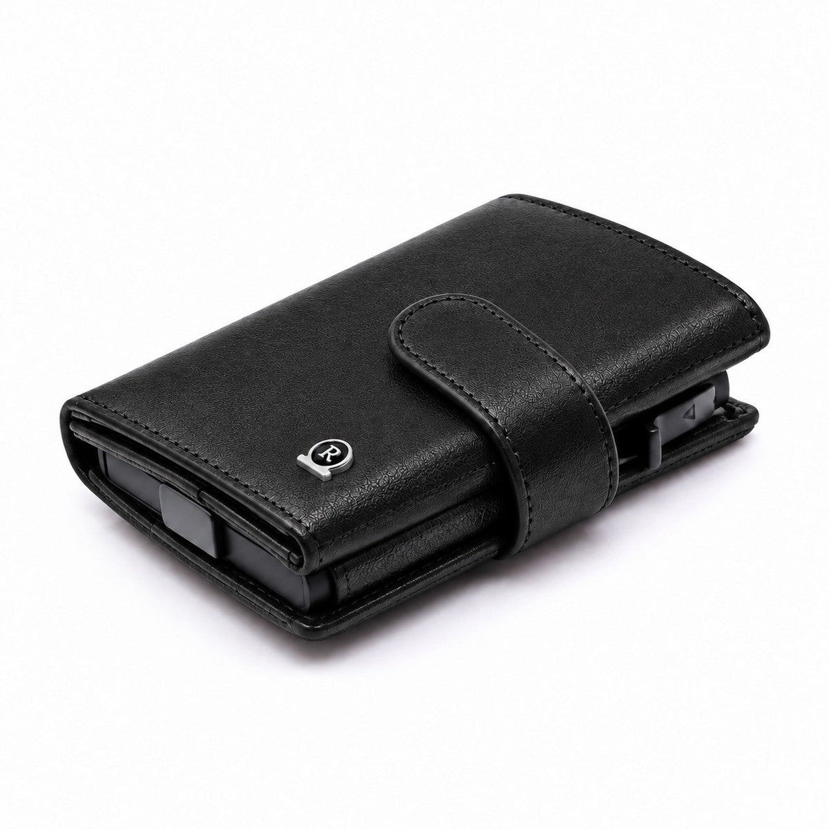 ROGNER ClickWallet in Schwarz – Klickmechanik