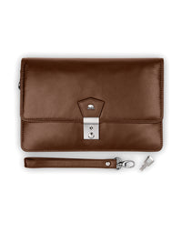 Brown Bear Exklusive Herrenhandtasche 240x160 – Cognac