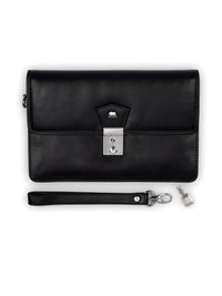 Brown Bear Kompakte Herrenhandtasche für den Alltag 225x150 – Schwarz