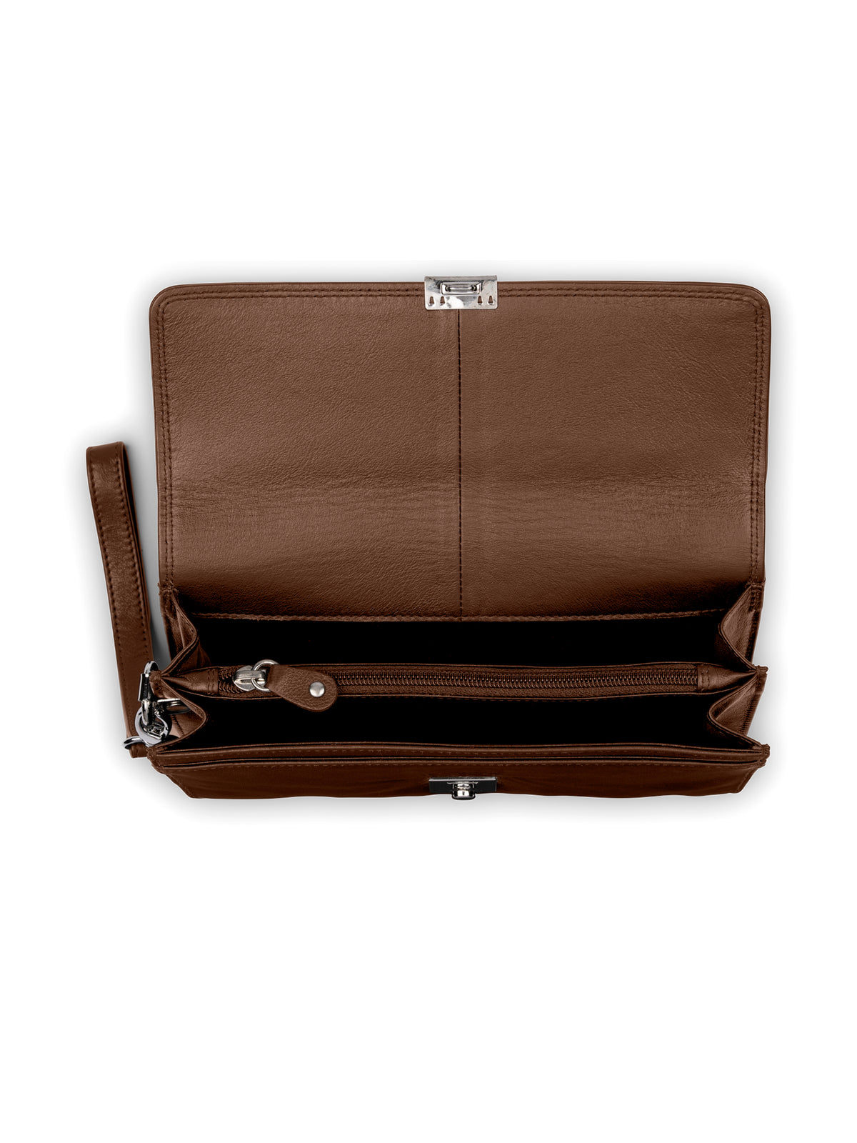 Brown Bear Kompakte Herrenhandtasche für den Alltag 225x150 – Cognac