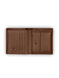 Brown Bear Hochgestelltes Slim Wallet – Cognac