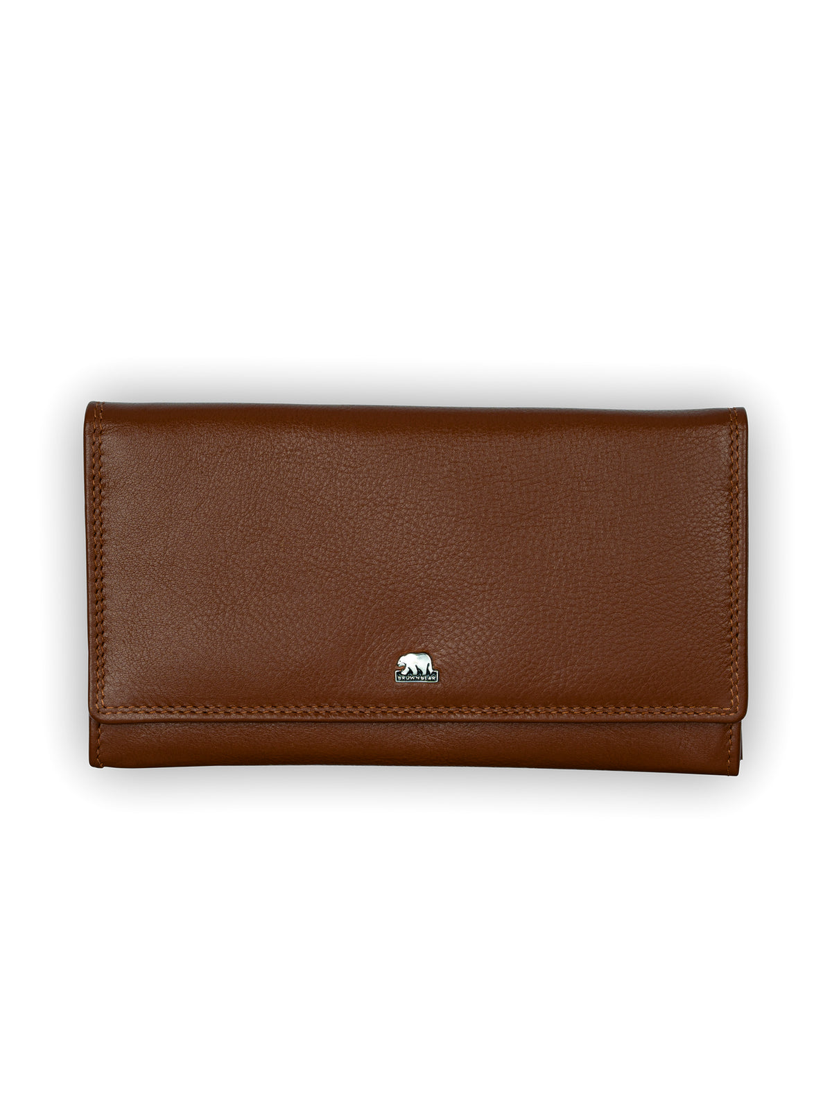 Brown Bear Elegante Damenbörse – Cognac