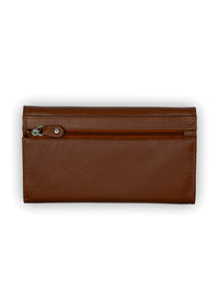 Brown Bear Elegante Damenbörse – Cognac