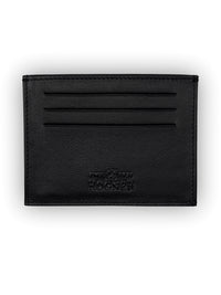 Brown Bear Schmales Kreditkartenetui aus Leder – Slim Wallet mit RFID-Schutz – Schwarz
