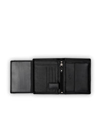 Brown Bear Premium Leder Geldbörse Hochgestellt – Schwarz