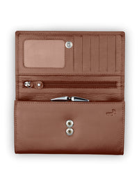 Brown Bear Dame Reisebörse – Cognac