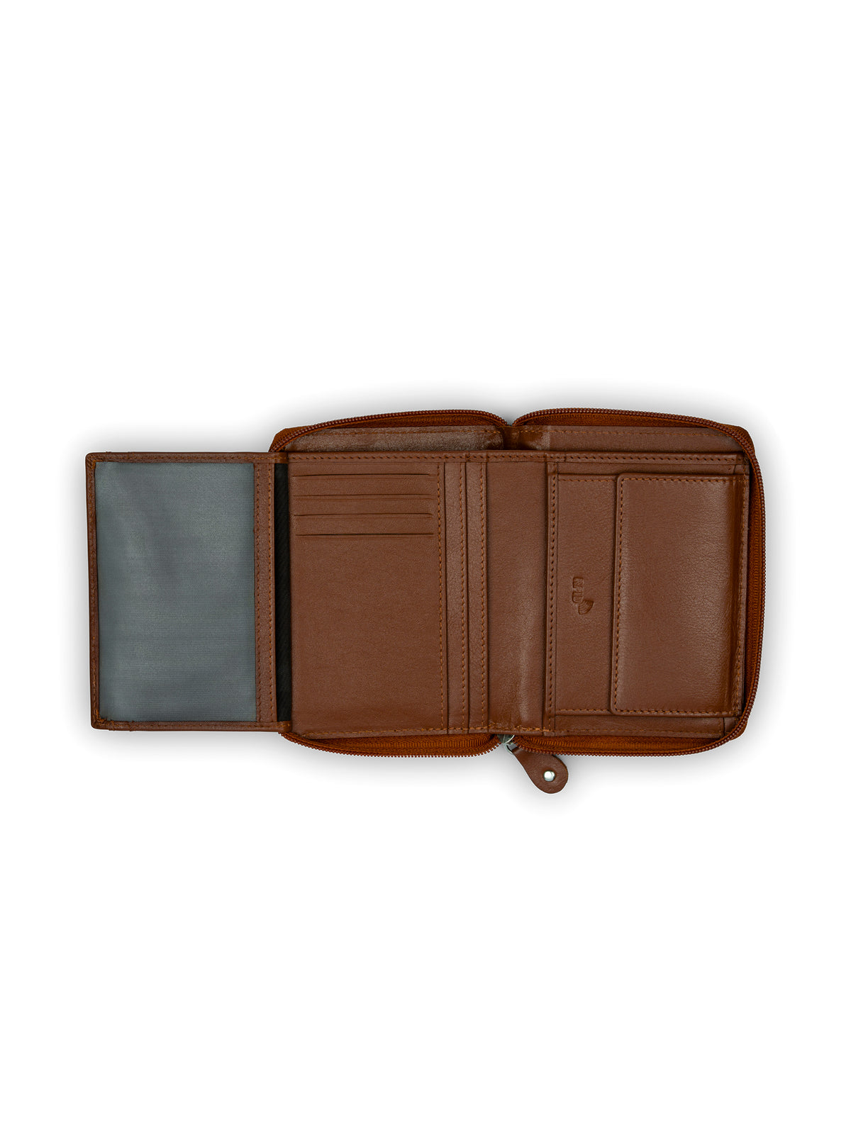 Brown Bear Damen Zippbörse – Cognac