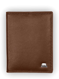 Brown Bear Ausweis- & Kartenetui – Cognac