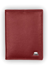 Brown Bear Ausweis- & Kartenetui – Rot