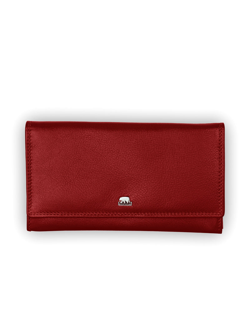 Brown Bear Elegante Damenbörse – Rot