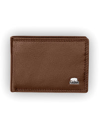 Brown Bear Kleine Herrenbörse – Cognac