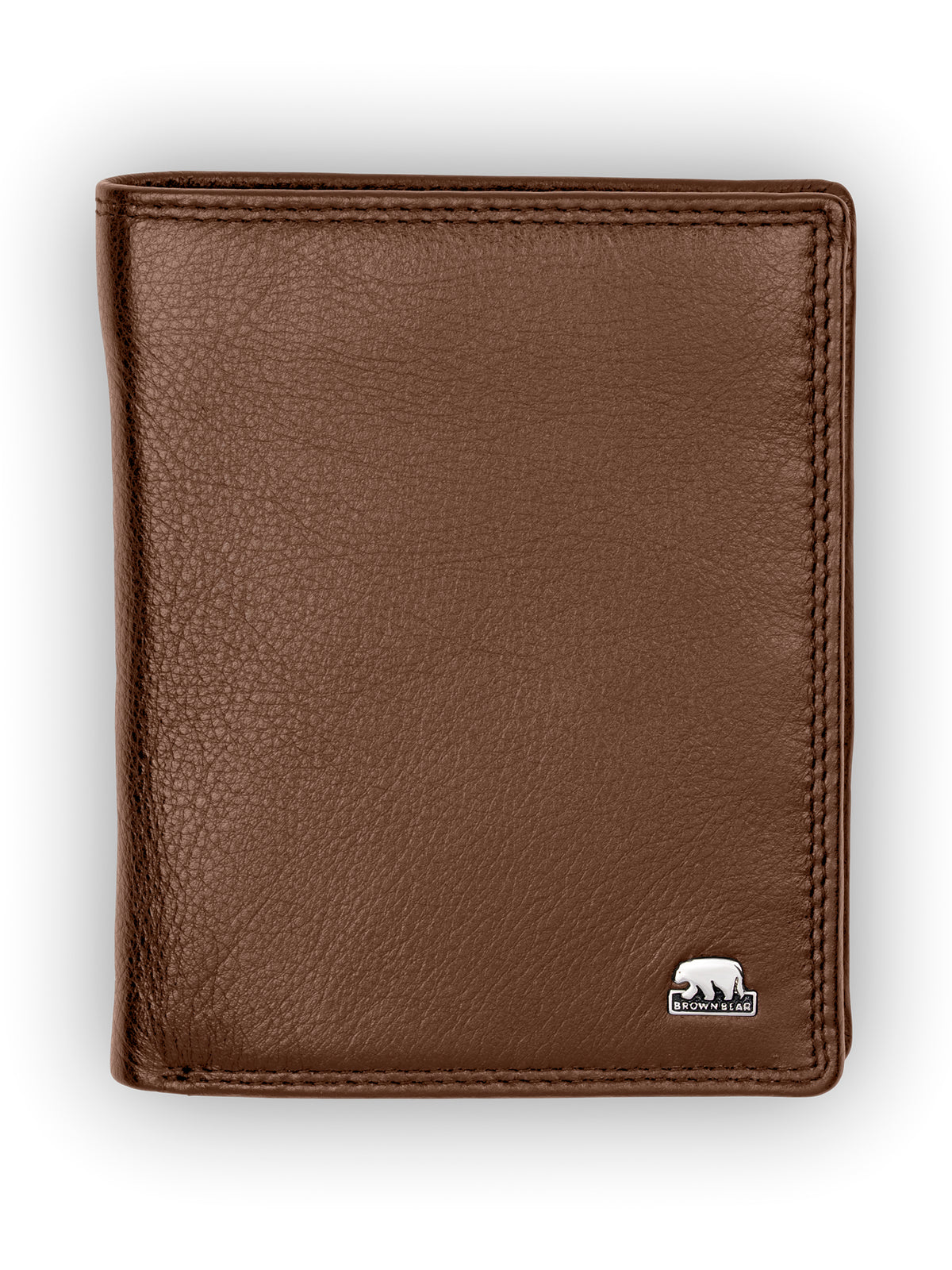 Brown Bear Premium Leder Geldbörse Hochgestellt – Cognac