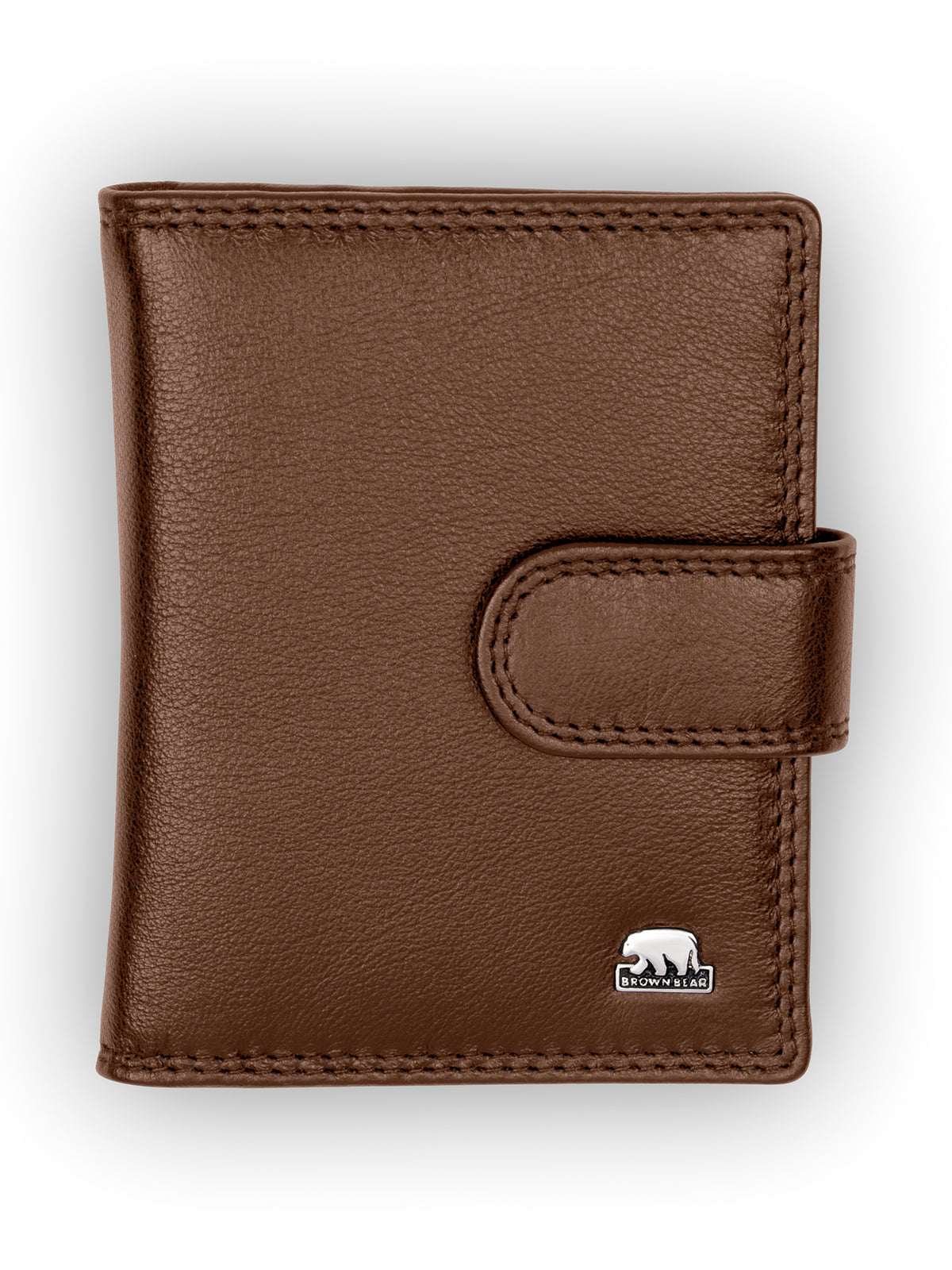 Brown Bear Damen Kompaktes Kartenetui – Cognac