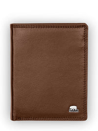 Brown Bear Ausweisetui - Leder – Cognac