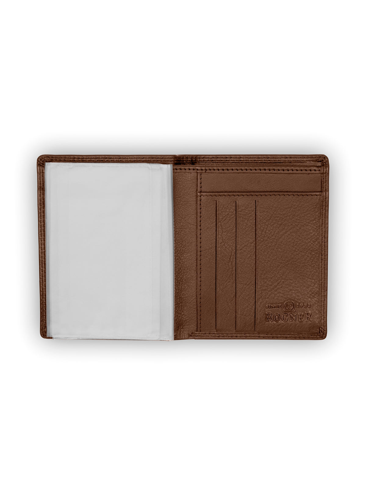 Brown Bear Ausweisetui - Leder – Cognac