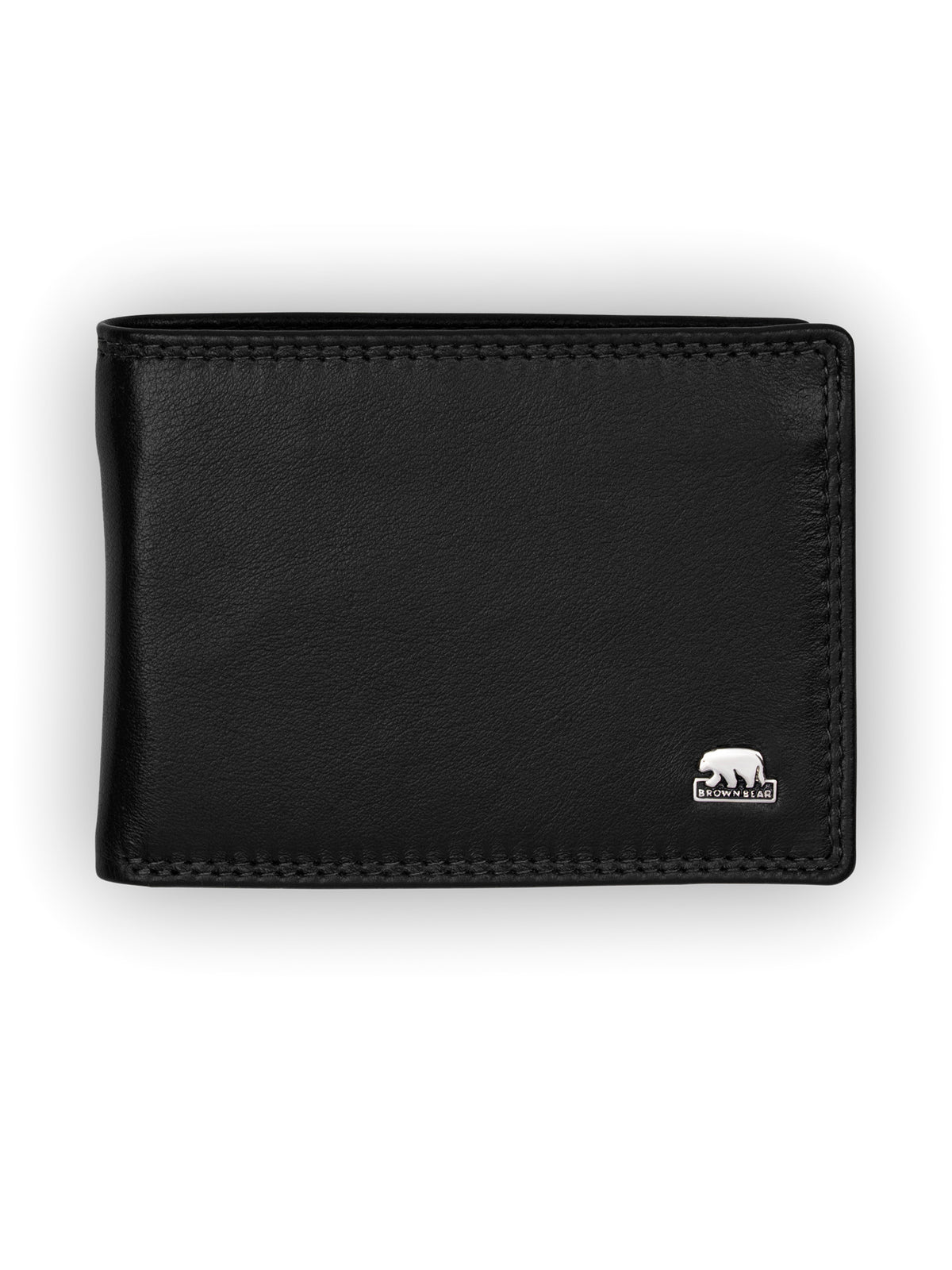 Brown Bear Mini Geldbörse für jede Tasche – Schwarz