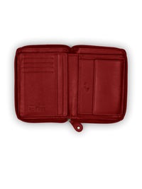 Brown Bear Damen Zippbörse – Rot