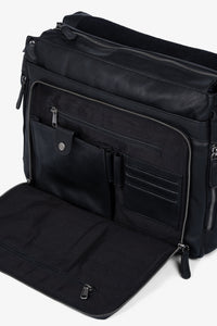 Brown Bear Business Laptoptasche aus OIL UP Rindsleder – Schwarz