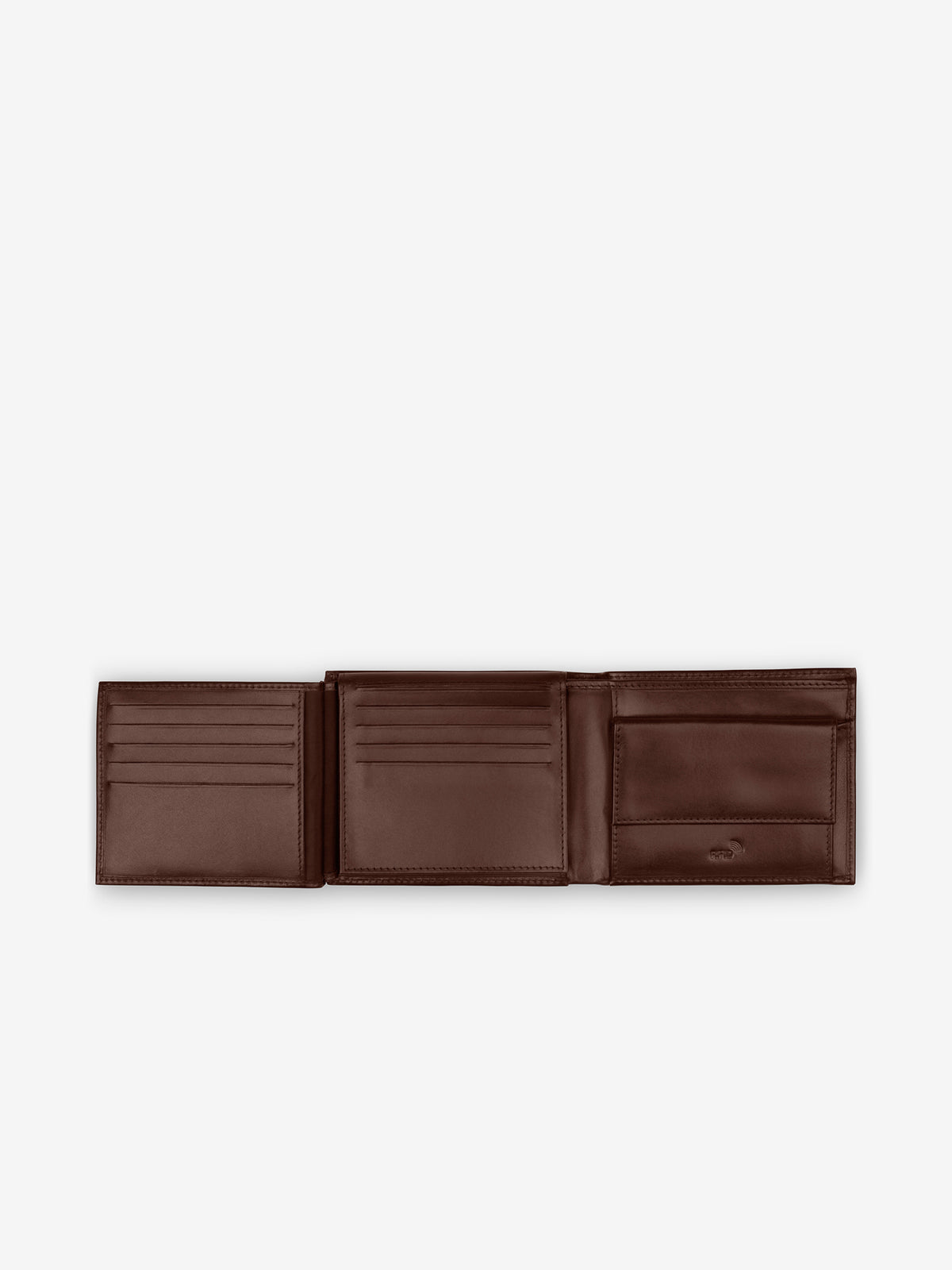 ROGNER Imposante Herrenbörse | 16 Kartenfächer – Cognac