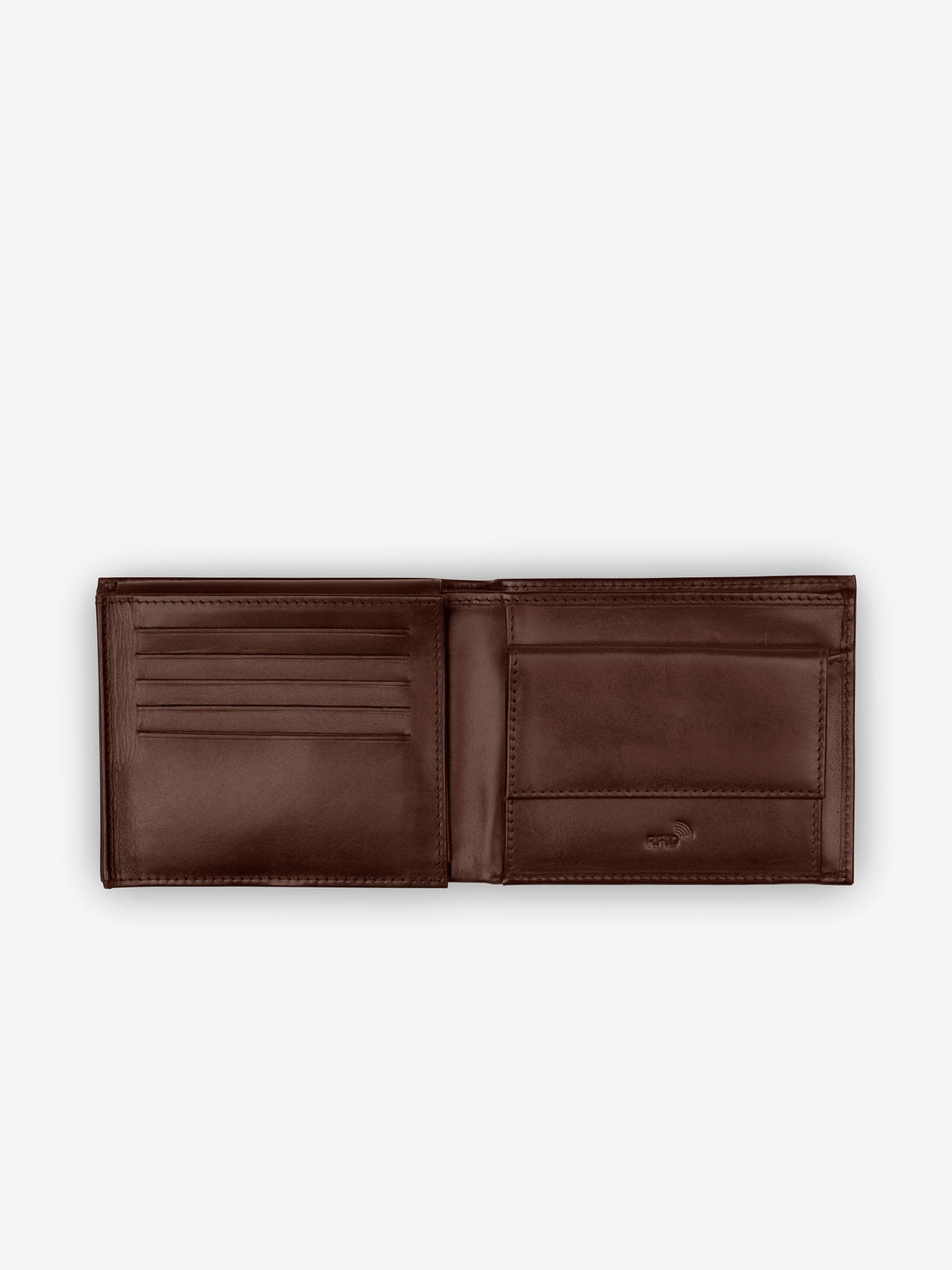 ROGNER Imposante Herrenbörse | 16 Kartenfächer – Cognac