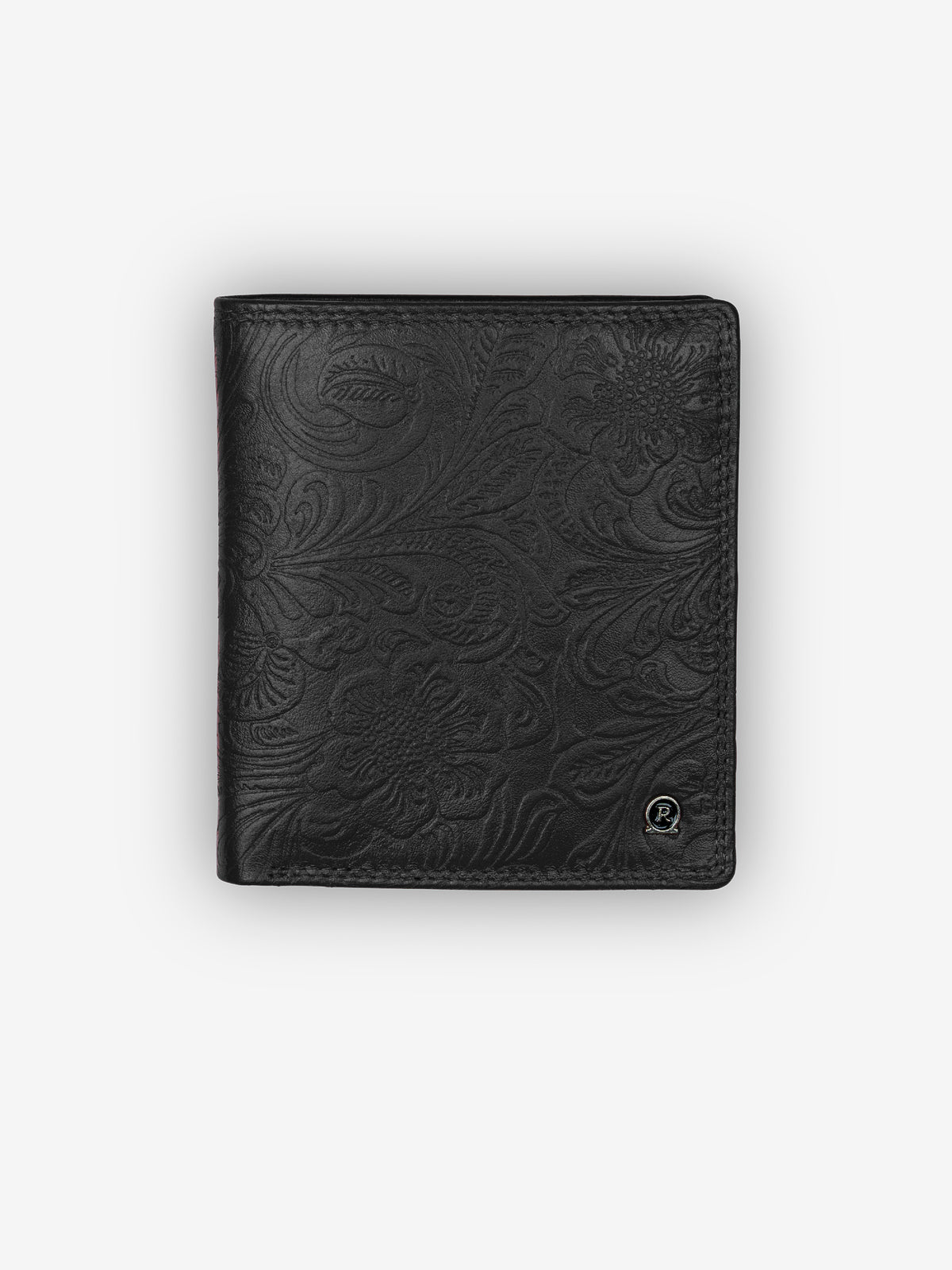 ROGNER Geldbörse Damen – Flower Print – Schwarz