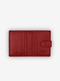 ROGNER  Kartenetui Damen - Flower Print – Rot