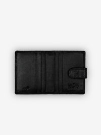 ROGNER  Kartenetui Damen - Flower Print – Schwarz
