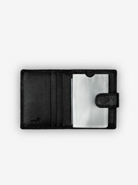 ROGNER  Kartenetui Damen - Flower Print – Schwarz