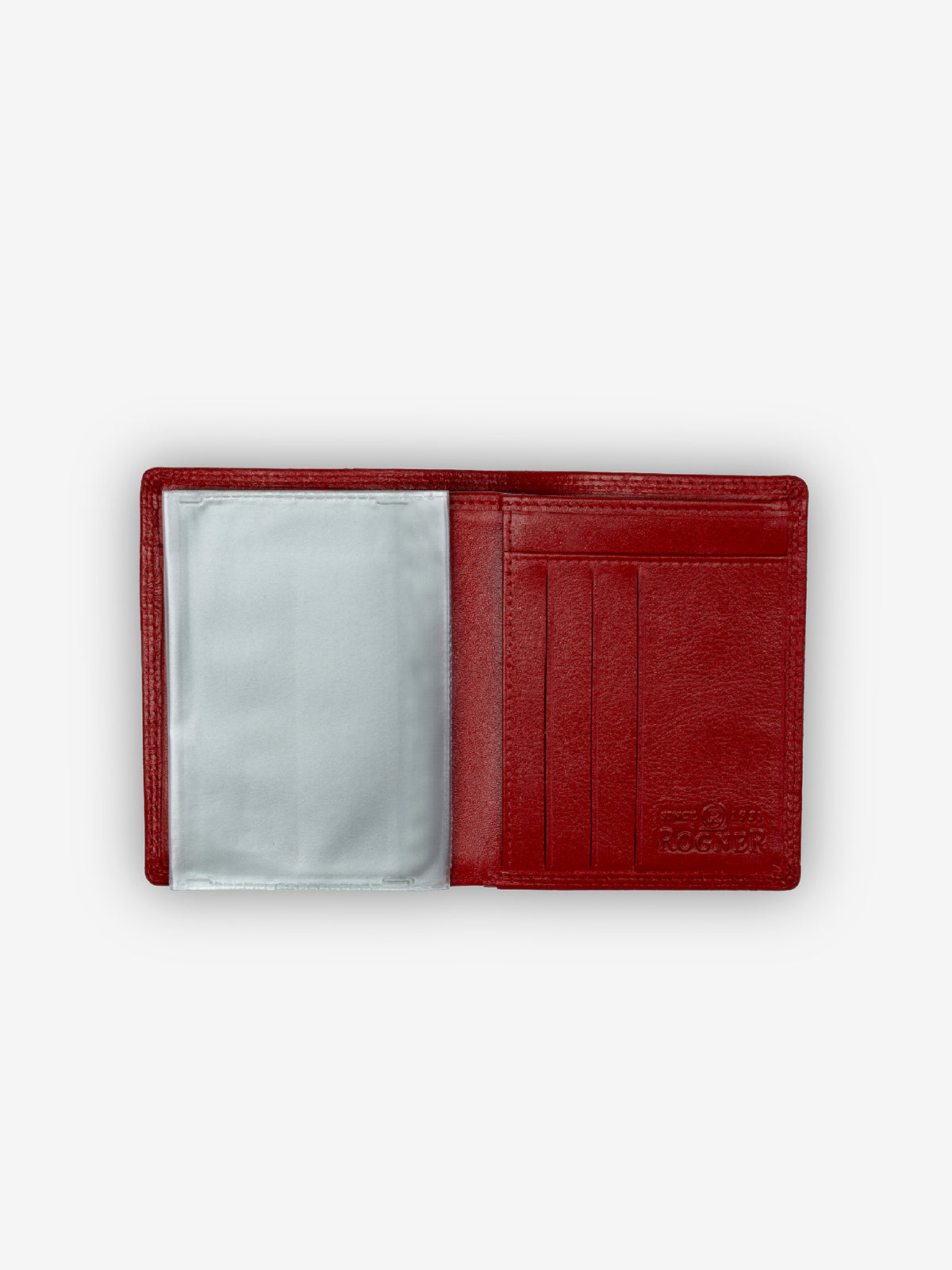 ROGNER Ausweisetui - Flower Print – Rot