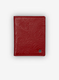 ROGNER Ausweisetui - Flower Print – Rot